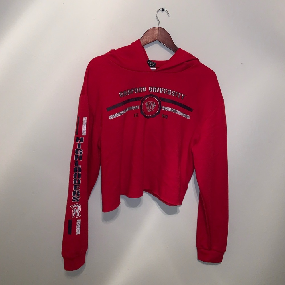 creative apparel juniors red hoodie size XL - Picture 2 of 8